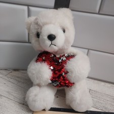 Aurora Plush Bear Plush With Heart