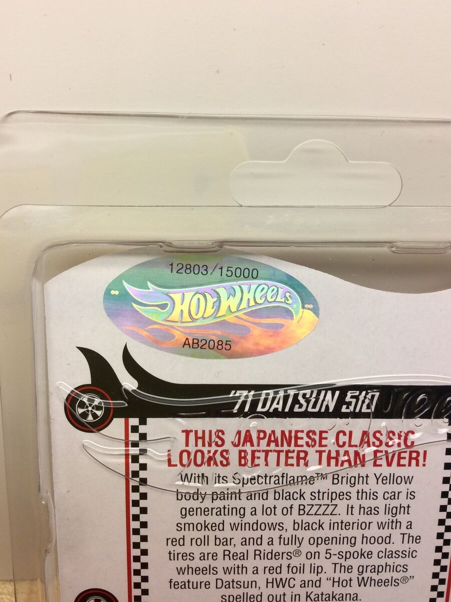 Hot Wheels 2019 Redline Club RLC '71 Datsun 510 Bluebird Hot Wheels 2019 Redline Club RLC '71 Datsun 510 Bluebird