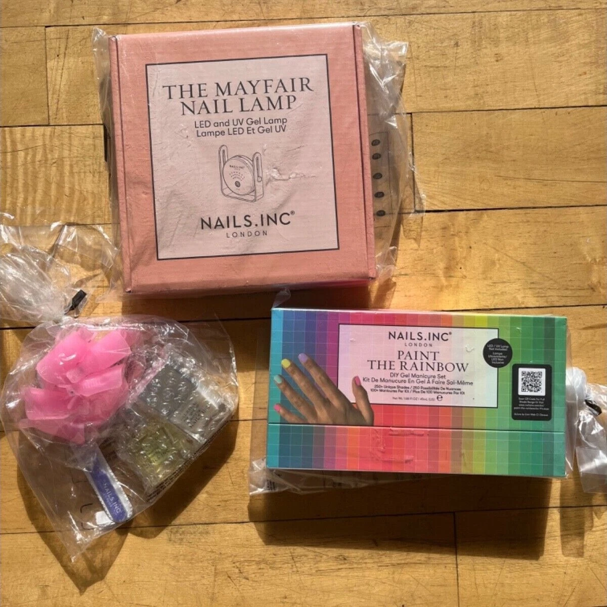 NAILS.INC Full Gel Nail Set (lamp, colours, soak off clips)