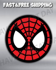 Spiderman Circle Sticker / Vinyl Decal  10 Sizes  with tracking