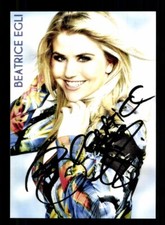 Beatrice Egli Autogrammkarte Schweizer S&auml;ngerin