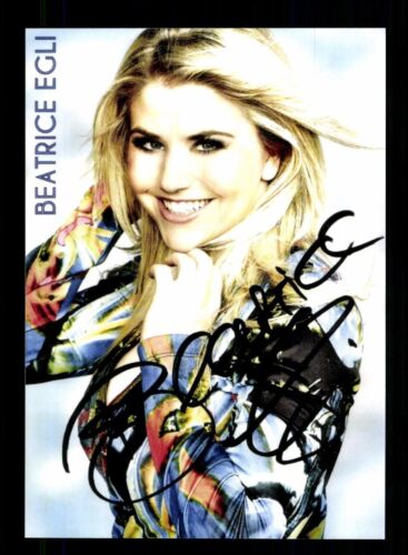 Beatrice Egli Autogrammkarte Schweizer Sängerin - Bild 1 von 2