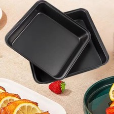 Non-Stick Bakeware Baking Oven Square Brownie Pan Cake Mold Dish Tray 8.9/10Inch