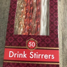 50 Swizzle Sticks Drink Stirrers