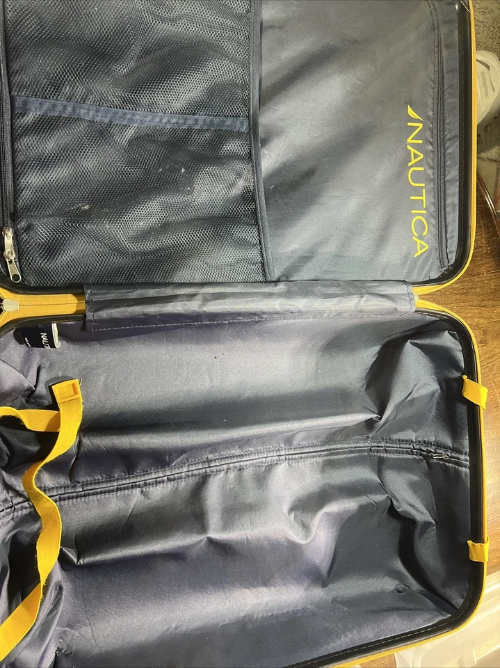 Maleta rígida Nautica equipaje de mano rodante 25 X 16 X 10 azul marino maleta de traje Foto 2 de 4