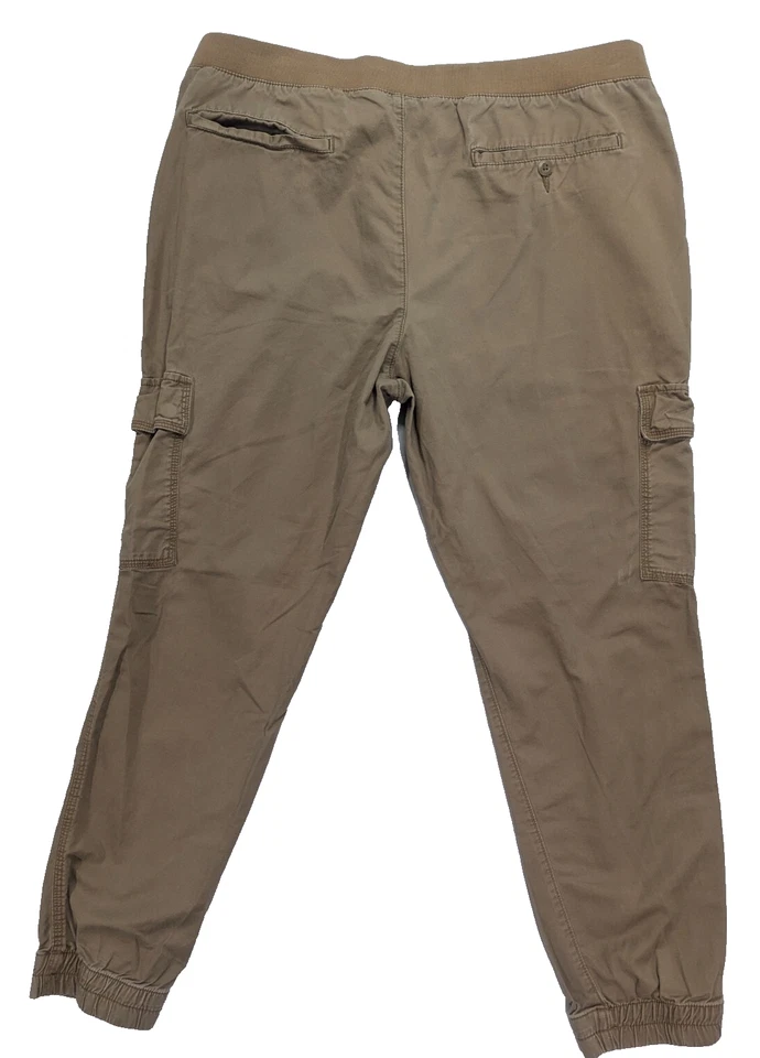 Pantalones de chándal American Rag CIE para hombre talla XL beige con cordón cintura elástica y tobillos Foto 4 de 4
