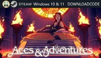 Neu Pc Computer Spiel Aces & Adventures FüR Windows 10 11 Steam Download Code