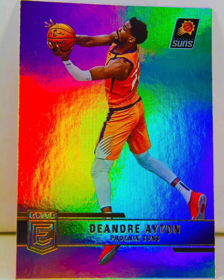Deandre Ayton 2021-22 Donruss Elite Basketball Silver Foil Refractor Card #33 - Image 2 of 3