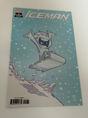ICEMAN #1 Skottie Young Baby Variant Cover Marvel Comics