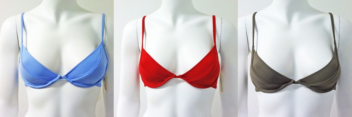 CK Calvin Klein Swimwear Women's Underwire Demi Bikini Top Bathing