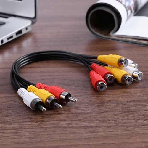 ADATTATORE SDOPPIATORE AUDIO STEREO 3,5MM MASCHIO - 2XRCA FEMMINA MT. 1,50 - Foto 6