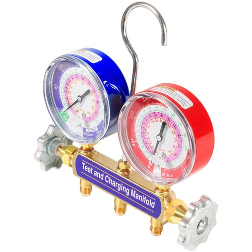 Test and Charging Manifold Gauge Set 42001 2-Valve 3 1/8inch for R22 R410A R404A - Picture 8 of 9
