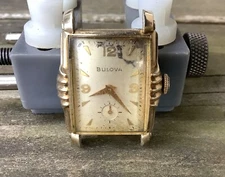 Vintage Bulova L3 Gold Filled Fancy Rectangle Cased Watch Movt. 10BM 21 Jewels