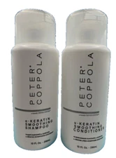 Peter Coppola Keratin Smoothing Shampoo And Conditioner 10 Oz- NEW