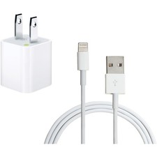 4XEM Wall Charger and 6ft Cable for Apple iPhone/iPod 4xapplkit6