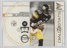 2000 Prism Prospects Dial-A-Stats Plaxico Burress #9 Rookie RC