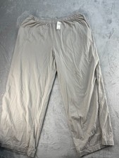 Aerie Joggers Womens Large/G Rise Wide Leg Pants Beige New