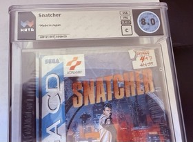 Snatcher Sega CD WATA 8.0 Sealed Konami 1994 Hideo Kojima Cyberpunk Grail