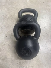 TRX Barbell 52.9 lb Cast Iron Kettlebell – Excellent Used Condition. 2 PCS