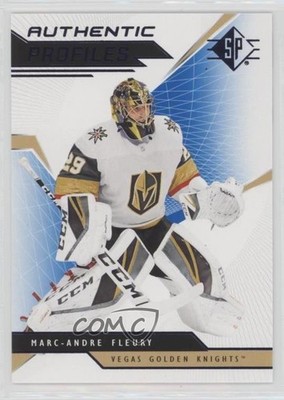 2018-19 SP Authentic Profiles Blue Marc-Andre Fleury #AP-MF 1o3