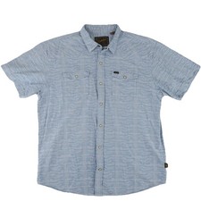 Howler Bros H-Bar-B Snapshirt Pearl Snap Western Shirt Mens XL Blue