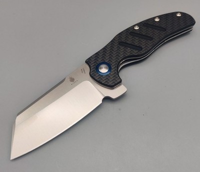 Kizer Sheepdog C01C XL CARBON Messer 154CM Stahl Kohlefasergriff Flipper