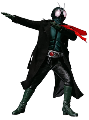 NIB USA! Virtual Toys Shin Shadow Kamen Masked Rider 1/6 Action