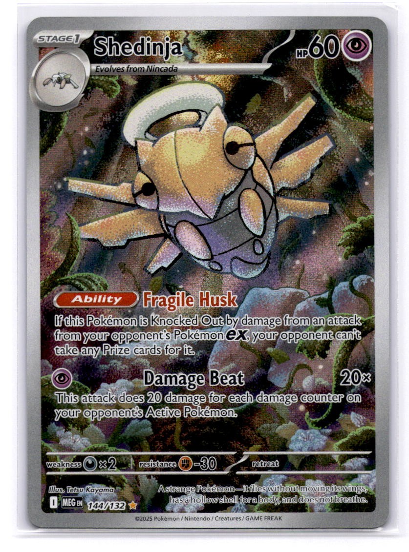 Shedinja Illustration Rare ME01: Mega Evolution 144/132 LP-NM
