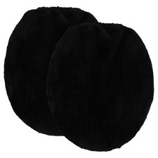 2 Pcs Toilet Lid Cover Round Decorative Bathroom Accessory Oblong