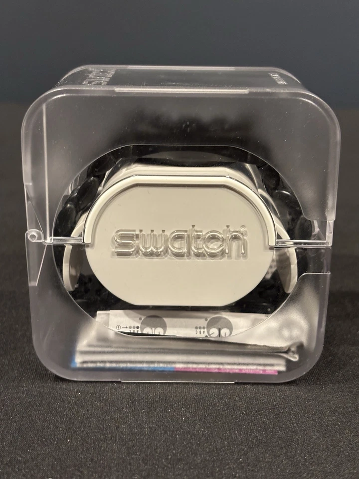 Reloj Swatch Cronógrafo "Black Dunes" SUIB410 Negro Gris 43mm Unisex, Hombre Foto 2 de 4