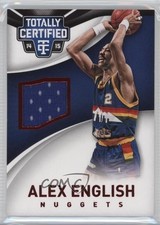 2014-15 Panini Totally Certified Jerseys Red 113/149 Alex English #2 HOF 0l2