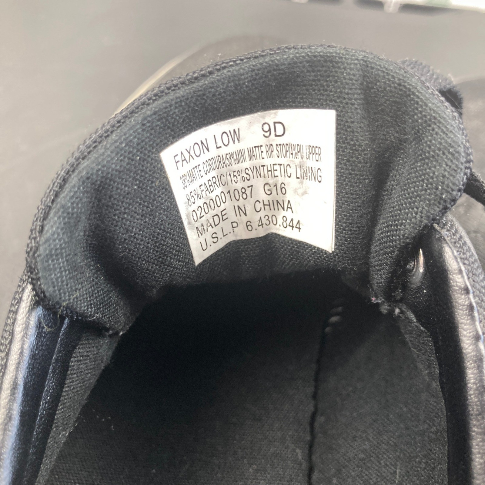 Polo Ralph Lauren Faxon Low Black Canvas Casual Shoes Sneakers Men's Size 9D thumbnail 3