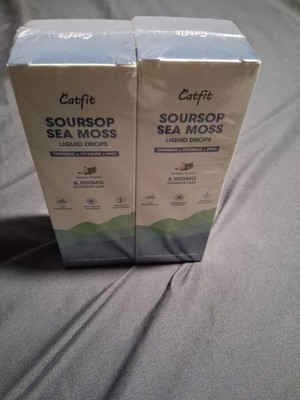 Soursop Sea Moss Liquid Drops Soursop Leaf 6000mg Vitamin Immune Boost GutHealth