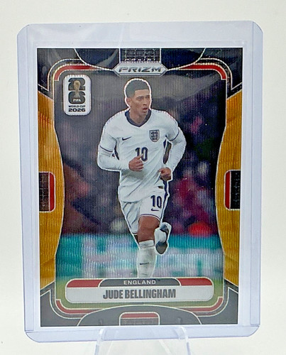 Jude Bellingham 2026 Panini Prizm FIFA World Cup BLACK GOLD 4/8 SSP #114 England