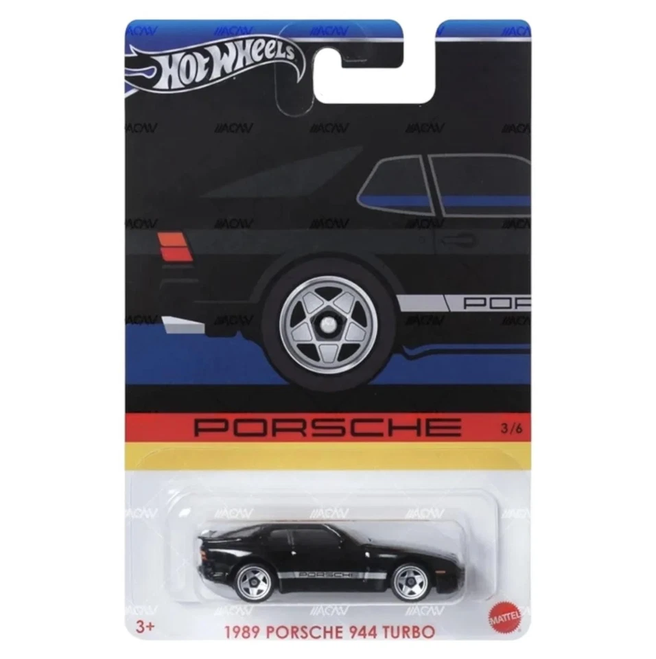 1:64 Hot Wheels 2024 Porsche Celebration GRT01-979G 1989 Porsche 944 Turbo black