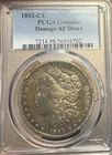 1892-CC PCGS XF Details! Morgan Silver Dollar