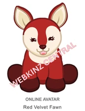 Webkinz Classic Red Velvet Fawn *Code Only* (~messaged~)