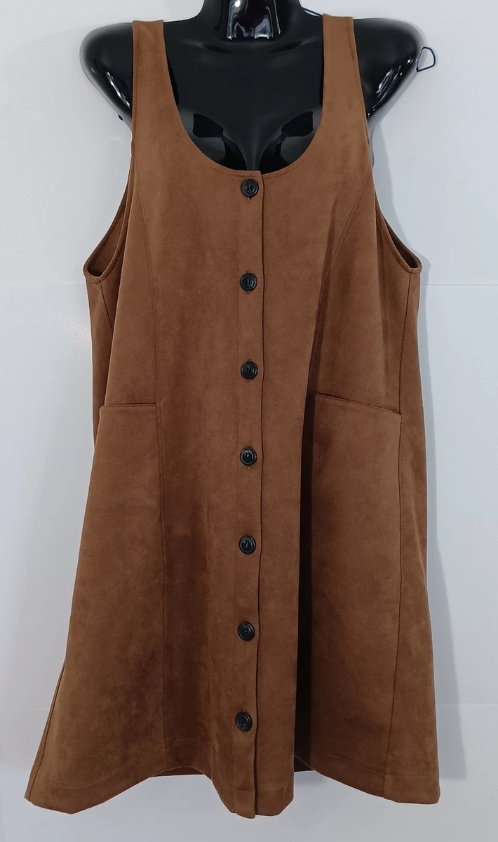 Women's Suede Overall Dress | eBay Women's Suede Overall Dress | eBay