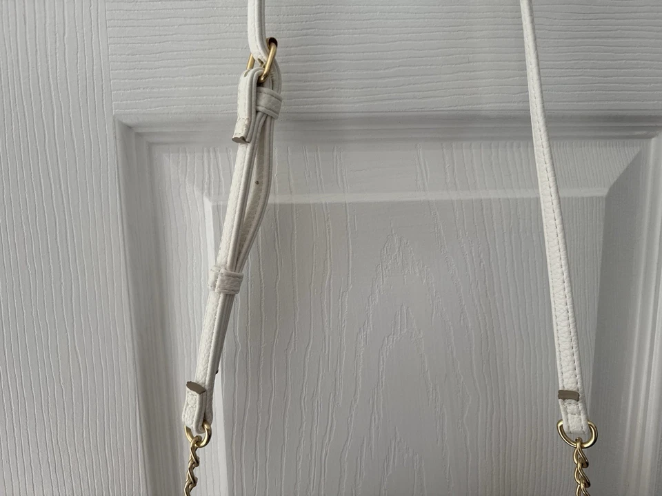 Nanette Lopore Cross Body Purse Floral Print Chain Strap Gold Hardware - Image 3 of 4