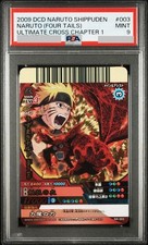 PSA 9 Mint 2009 Ultimate Cross Naruto Chapter 1 Uzumaki Naruto NR
