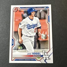 2021 Bowman Prospects Jake Vogel #BP-59 Los Angeles Dodgers Rookie 1st