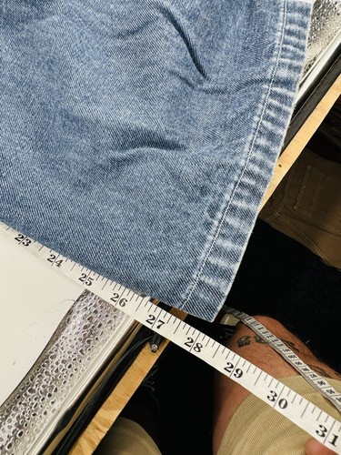 Vintage 2000s Y2K Southpole Denim Wide Leg Carpenter Baggy Jeans Size 34x28 - Picture 3 of 6