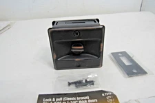 PLPCI Classic Bronze Pocket Door Privacy Lock Fits 1 3/8" or 1 3/4" Doors  N7319