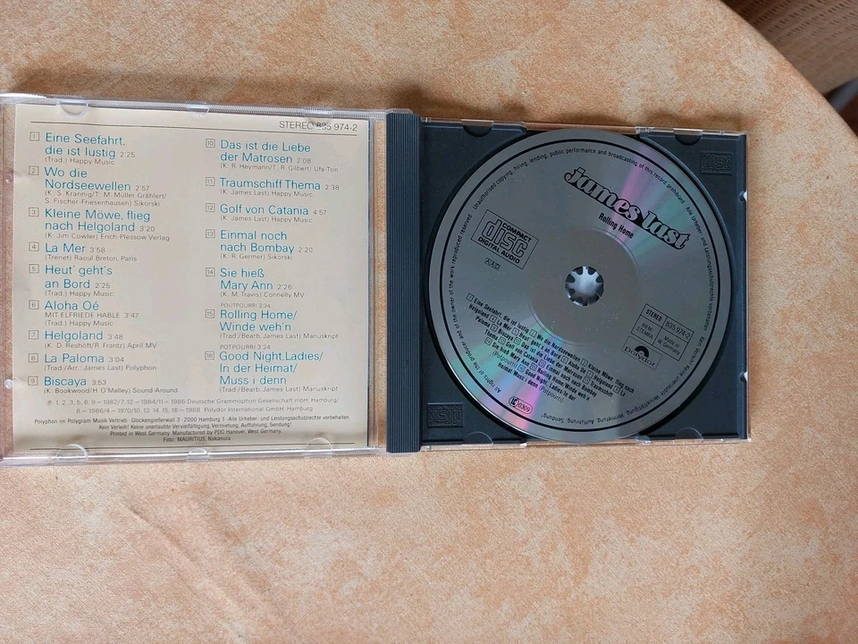 Rolling Home, CD James Last, Top Zustand, AAD - Bild 3 von 3