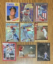 Lot of 9 MARK McGWIRE Cards Topps Bowman Chrome International Own The Game Revco