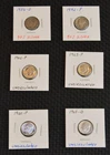 1942 & 1956 Silver Dimes, 1960,62,63,65 Uncirculated Roosevelt Dimes