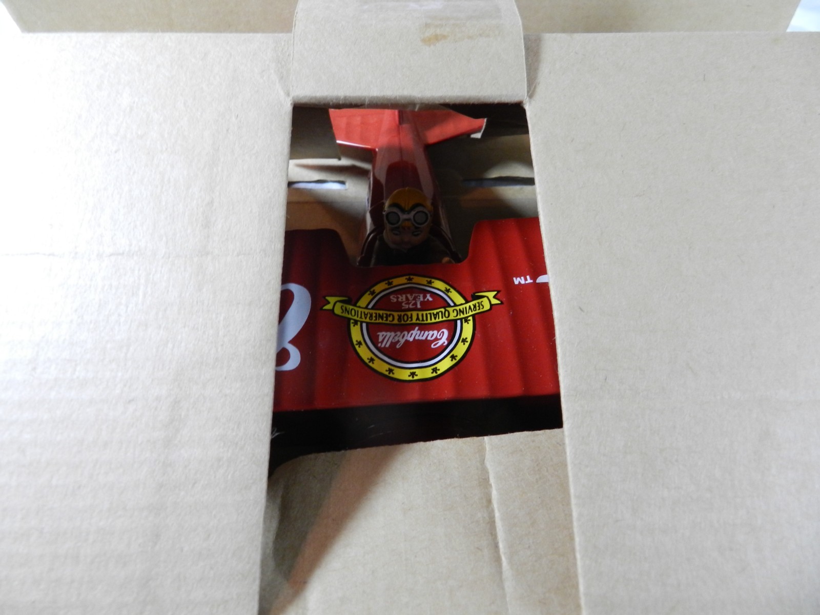 New in Box - Campbell's Soup Limited Edition Collector Airplane Bank