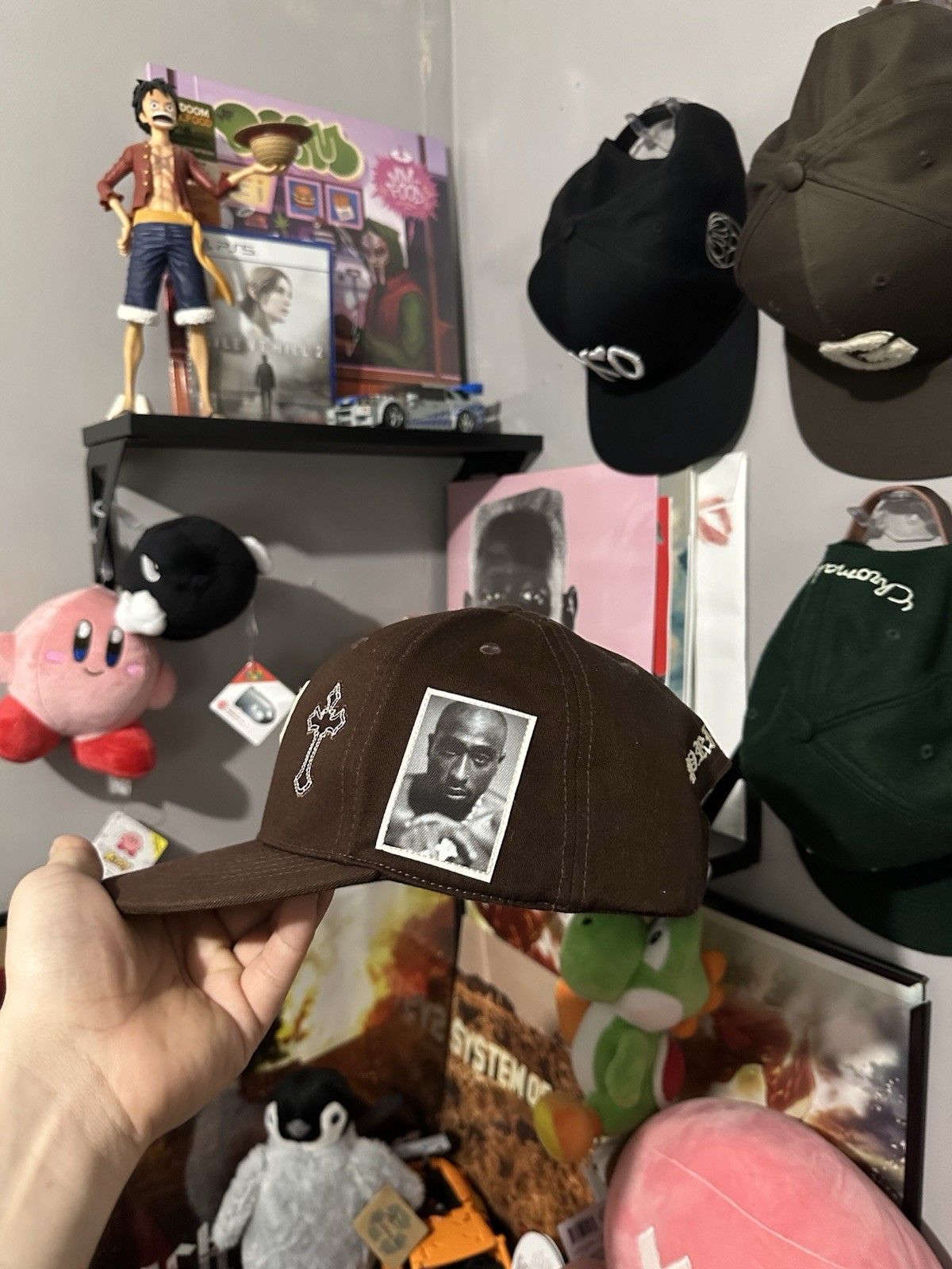 Primitive 2Pac Brown Adjustable Snapback Hat Men … - image 3