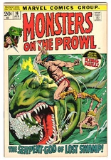 Monsters On The Prowl #16 Very Fine 8.0 King Kull First Thulsa Doom 1972