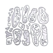 Christmas Penguin Metal Die Cuts Scrapbooking Album Paper Card Embossing